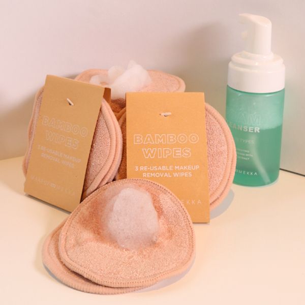 Bamboo Makeup Remover Pads 3pk från Makeup Mekka – bild 3