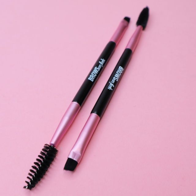 Brows on fleek Duo brush från Makeup Mekka – bild 2