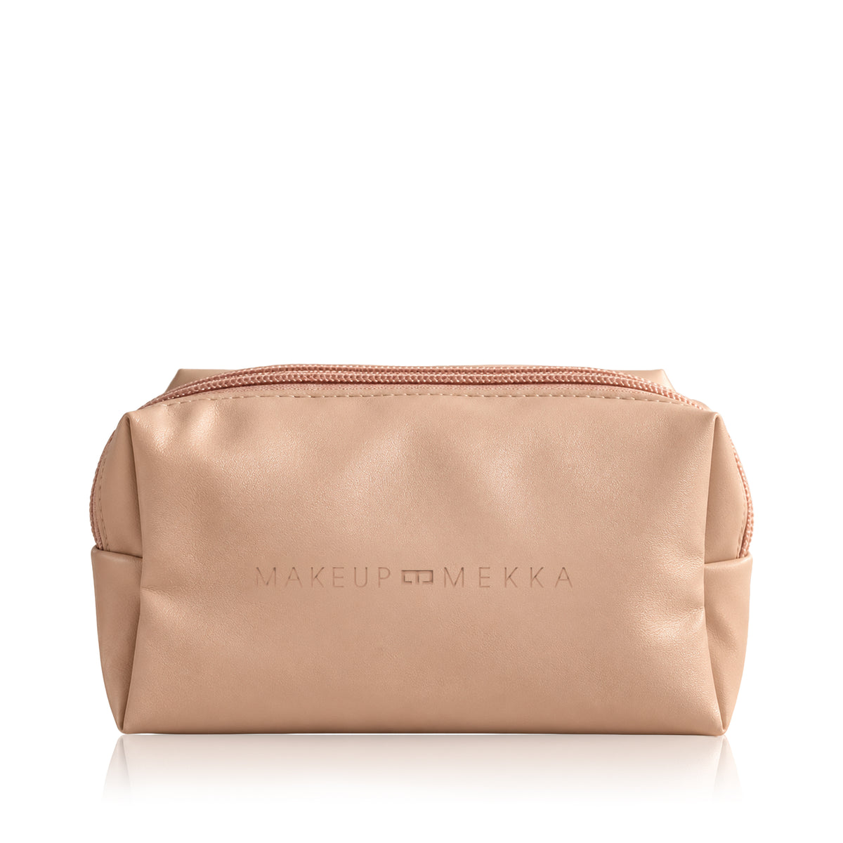 Beige Necessity Makeup Bag