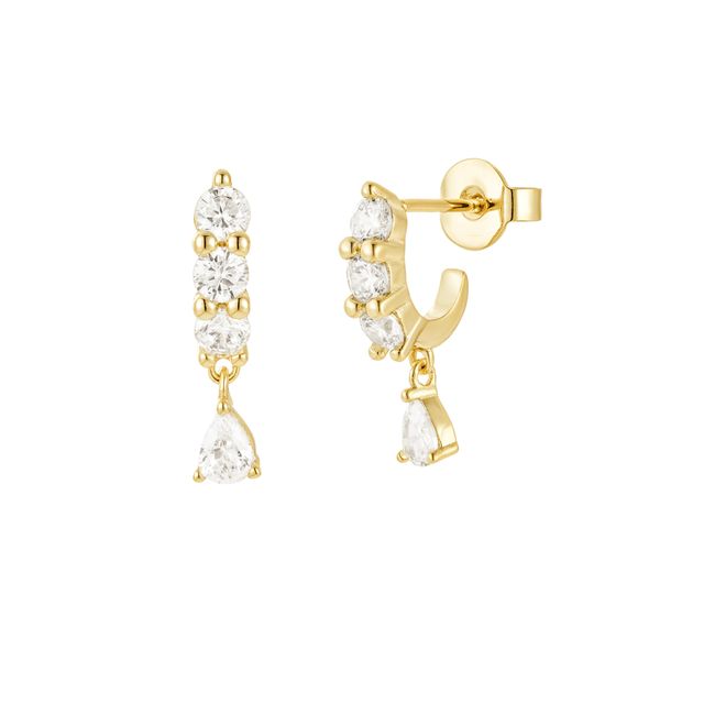 Shine Bright Huggie Earrings från Makeup Mekka